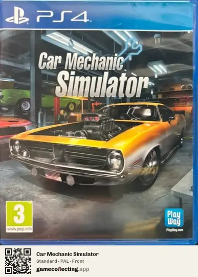 Car Mechanic Simulator PlayStation 4, PAL box front