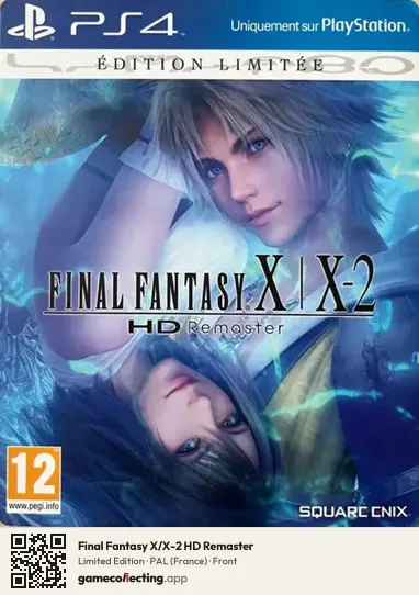 Final Fantasy X/X-2 HD Remaster PlayStation 4, France box front