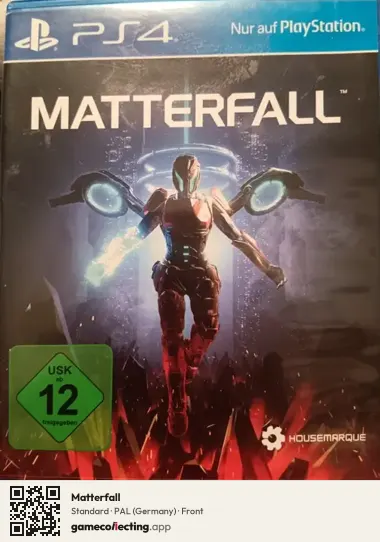 Matterfall PlayStation 4, Germany box front