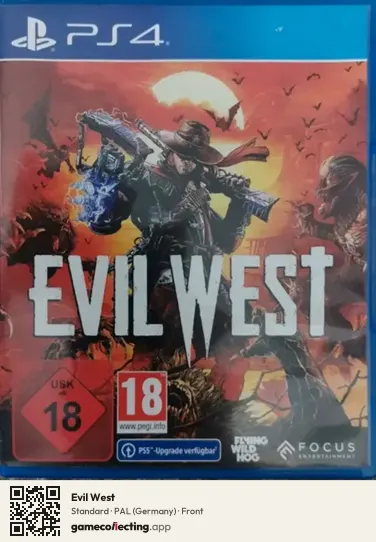 Evil West PlayStation 4, Germany box front