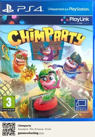 Chimparty PlayStation 4, France box front