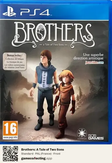 Brothers: A Tale of Two Sons PlayStation 4, France box front