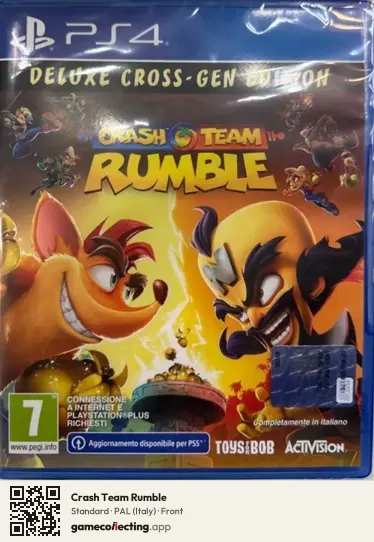 Crash Team Rumble PlayStation 4, Italy box front
