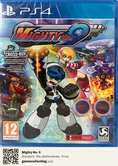 Mighty No. 9 PlayStation 4, Netherlands box front