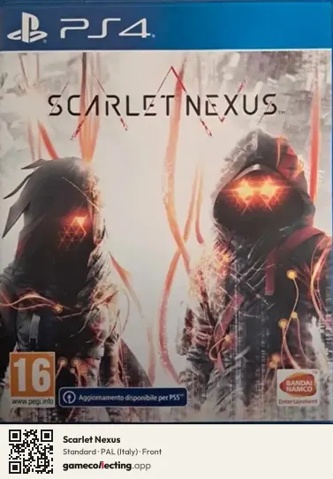 Scarlet Nexus PlayStation 4, Italy box front