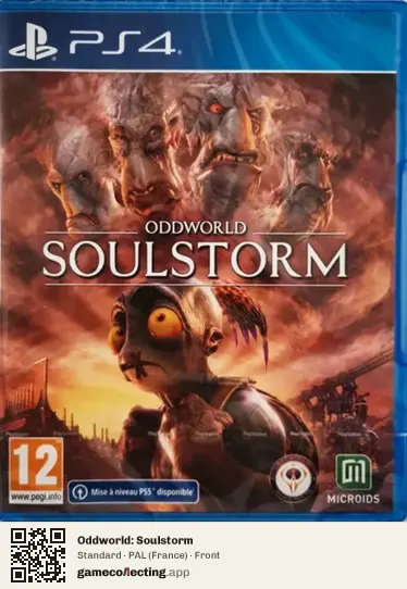 Oddworld: Soulstorm PlayStation 4, France box front