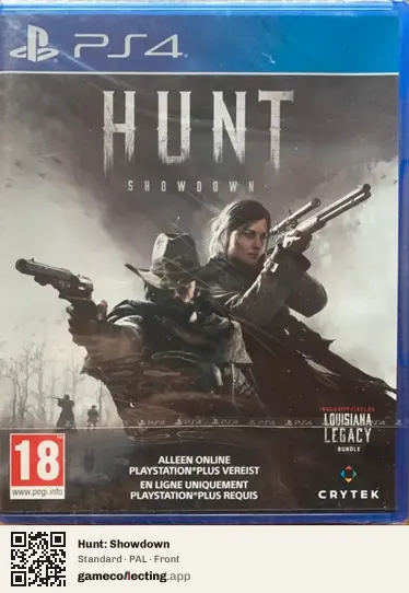 Hunt: Showdown PlayStation 4, PAL box front