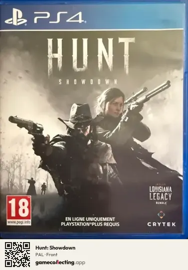Hunt: Showdown PlayStation 4, PAL box front