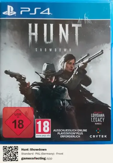 Hunt: Showdown PlayStation 4, Germany box front