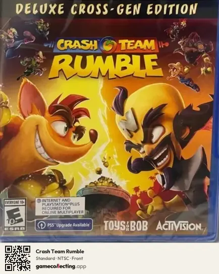 Crash Team Rumble PlayStation 4, NTSC box front