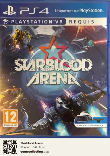 Starblood Arena PlayStation 4, PAL box front
