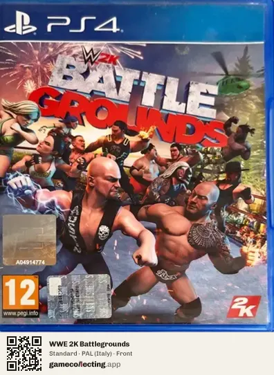 WWE 2K Battlegrounds PlayStation 4, Italy box front