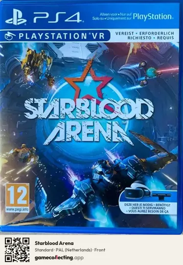 Starblood Arena PlayStation 4, Netherlands box front