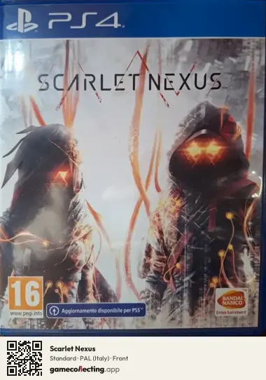 Scarlet Nexus PlayStation 4, Italy box front
