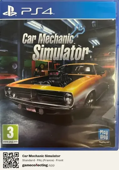 Car Mechanic Simulator PlayStation 4, France box front