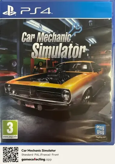 Car Mechanic Simulator PlayStation 4, France box front