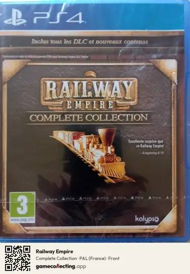 Railway Empire PlayStation 4, France box front
