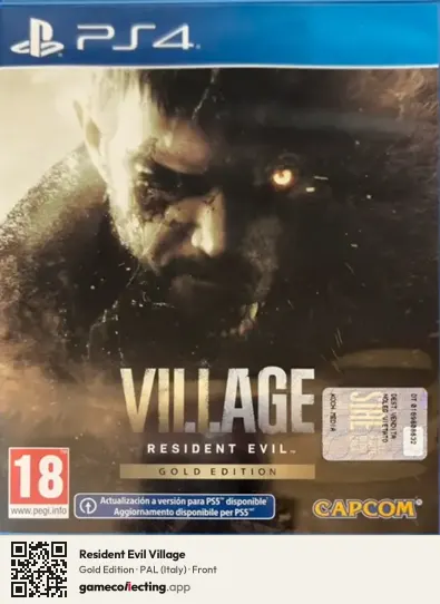 Resident Evil Village PlayStation 4, Italy box front