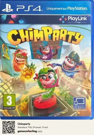 Chimparty PlayStation 4, France box front