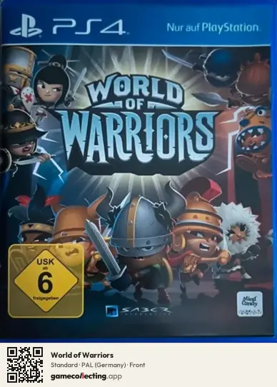 World of Warriors PlayStation 4, Germany box front