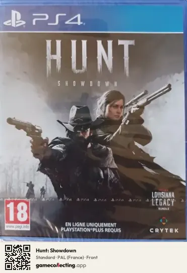 Hunt: Showdown PlayStation 4, France box front