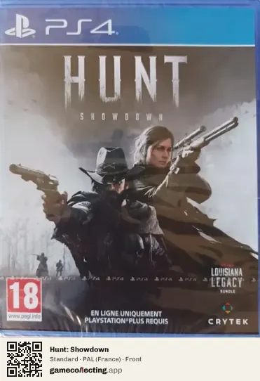 Hunt: Showdown PlayStation 4, France box front