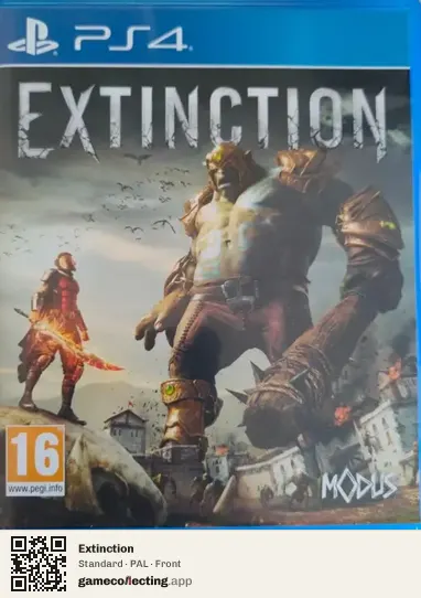 Extinction PlayStation 4, PAL box front