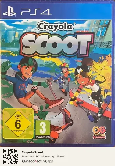 Crayola Scoot PlayStation 4, Germany box front