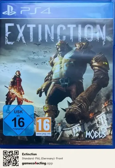 Extinction PlayStation 4, Germany box front