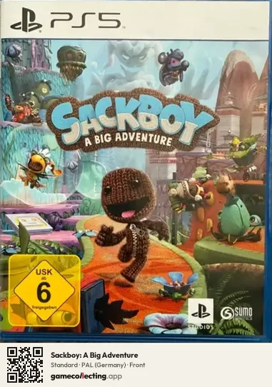 Sackboy: A Big Adventure PlayStation 5, Germany box front