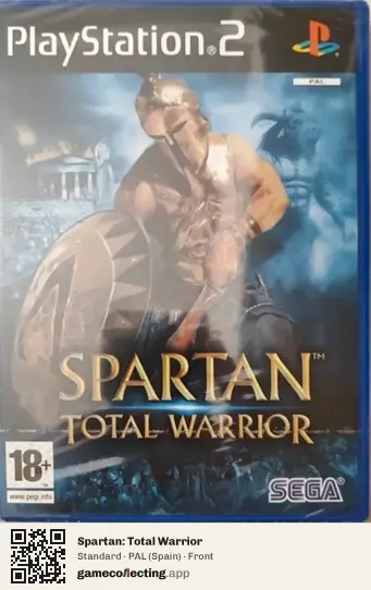 Spartan: Total Warrior PlayStation 2, Spain box front