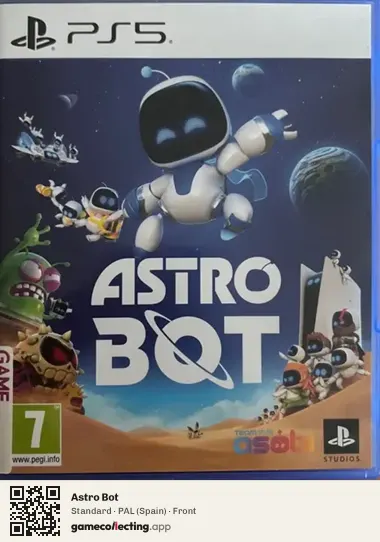Astro Bot PlayStation 5, Spain box front