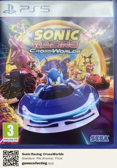 Sonic Racing: CrossWorlds PlayStation 5, France box front