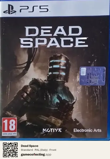 Dead Space PlayStation 5, Italy box front