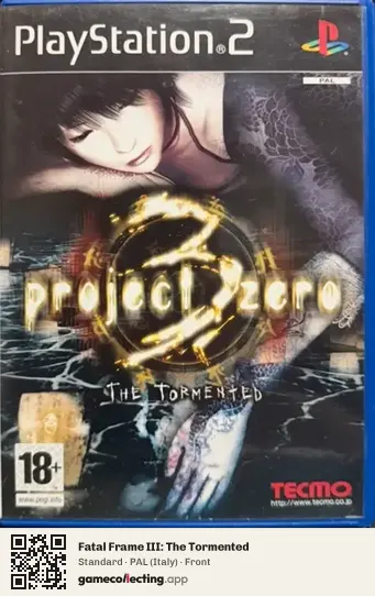 Fatal Frame III: The Tormented PlayStation 2, Italy box front