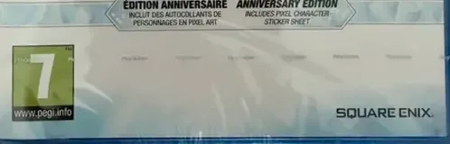 Final Fantasy I-VI Collection, the PEGI square on its front