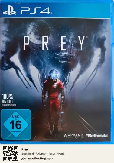 Prey PlayStation 4, Germany box front
