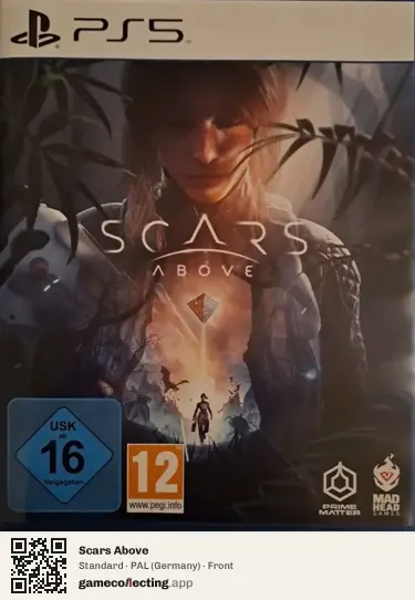 Scars Above PlayStation 5, Germany box front