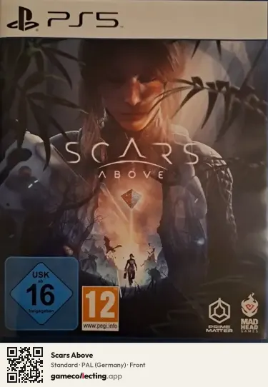 Scars Above PlayStation 5, Germany box front