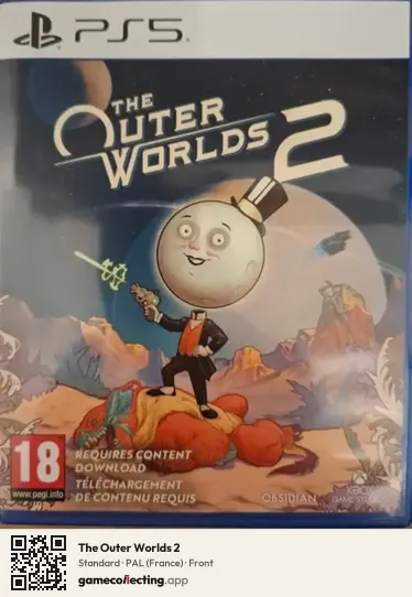 The Outer Worlds 2 PlayStation 5, France box front