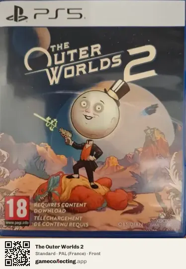 The Outer Worlds 2 PlayStation 5, France box front