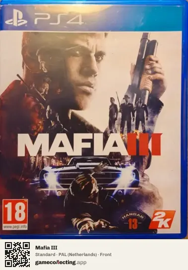 Mafia III PlayStation 4, Netherlands box front