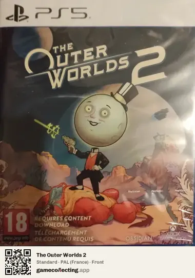 The Outer Worlds 2 PlayStation 5, France box front