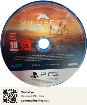 MindsEye PlayStation 5, PAL disc