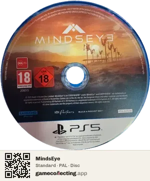 MindsEye PlayStation 5, PAL disc