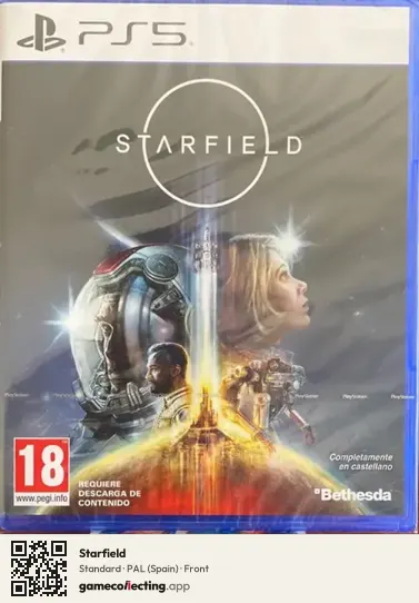 Starfield PlayStation 5, Spain box front