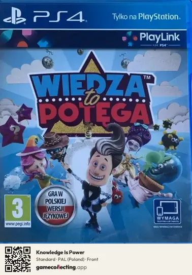 Knowledge Is Power PlayStation 4, Poland box front