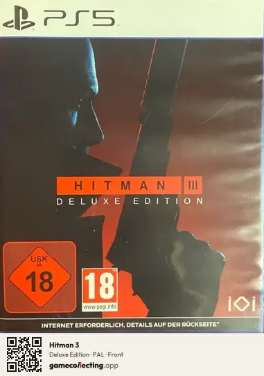 Hitman 3 PlayStation 5, PAL box front