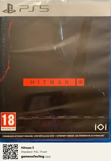 Hitman 3 PlayStation 5, PAL box front