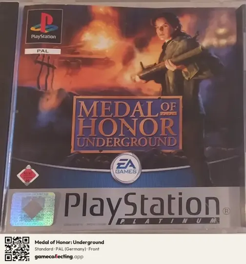 Medal of Honor: Underground PlayStation, Germany box front
